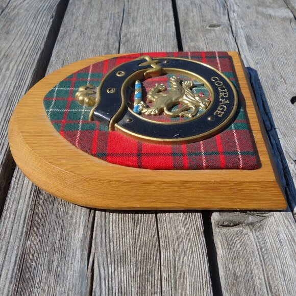 Vintage Scottish Clan Courage Cumming Crest Wall Plaque 100% Scottish - Picture 5 of 16